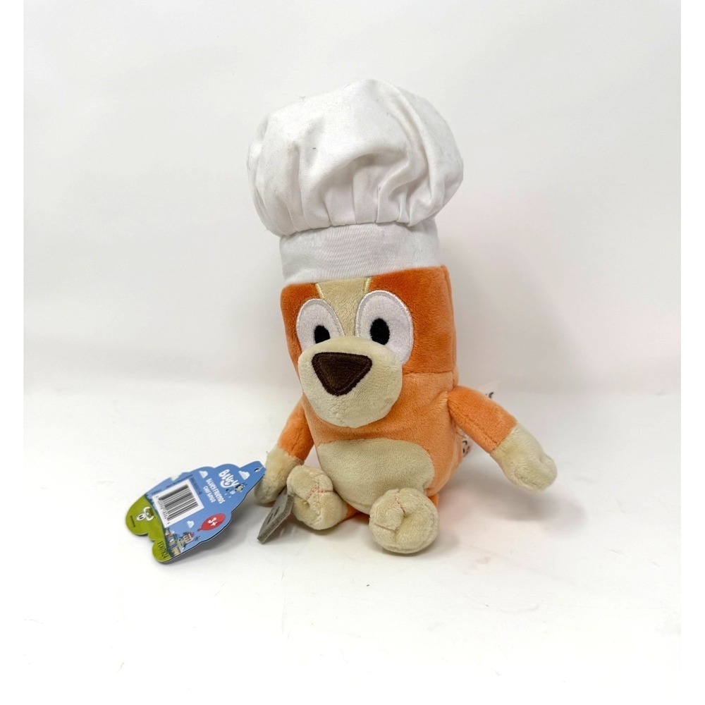 Bluey and Friends Chef Bingo Plush NEW With Tags Hard To Find RARE